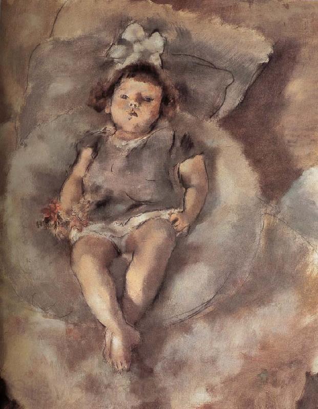 Jules Pascin Baby Spain oil painting art